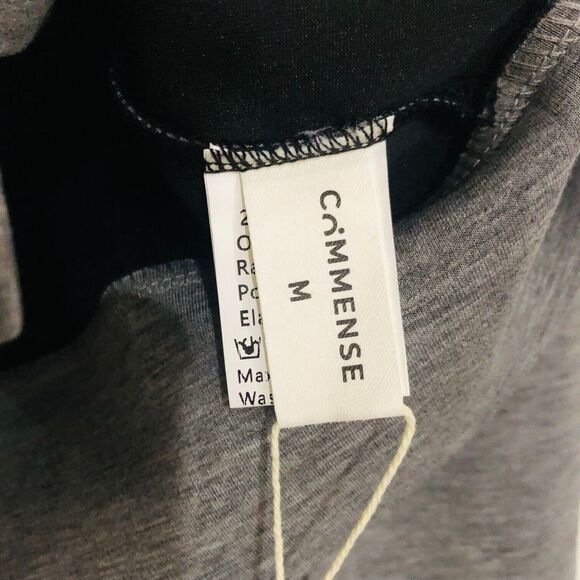 Commense Women's Athflow Cropped Cardigan Sweater Long Sleeve Gray Medium NWT - Picture 4 of 7